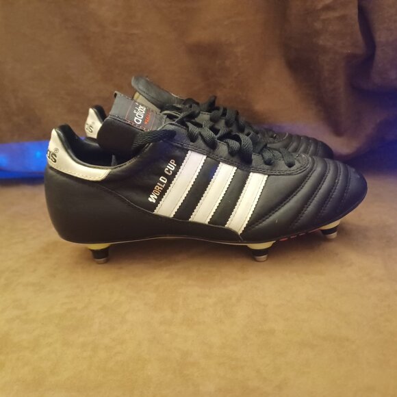 True Vintage RARE 1997 Adidas World Cup Soccer Cleats - Germany - Sz 7 - Picture 1 of 12